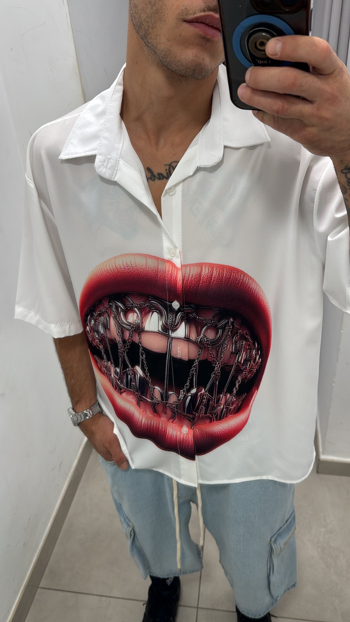 Camicia con stampa