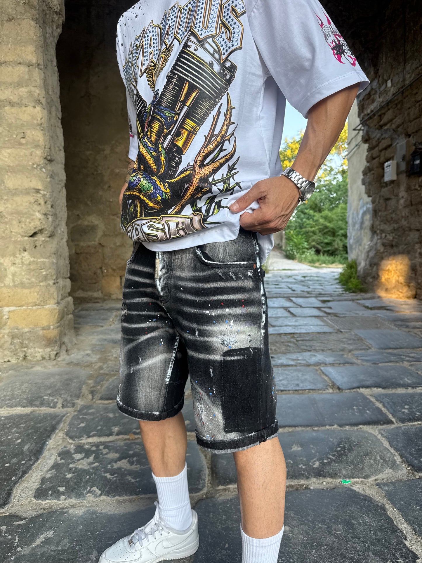 Shorts Scuro Sfumato