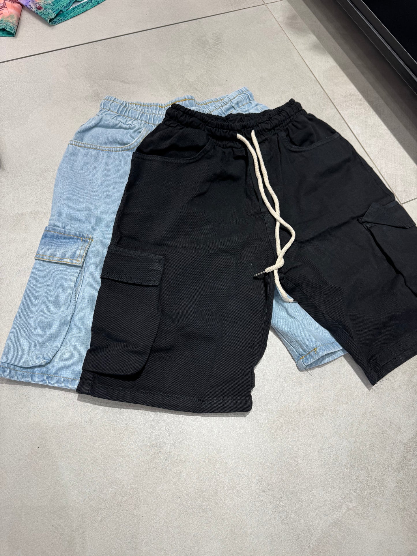 Bermuda cargo con coulisse
