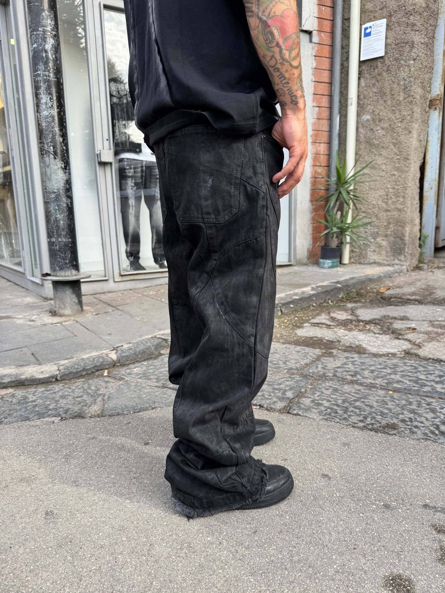 Jeans Flare Black