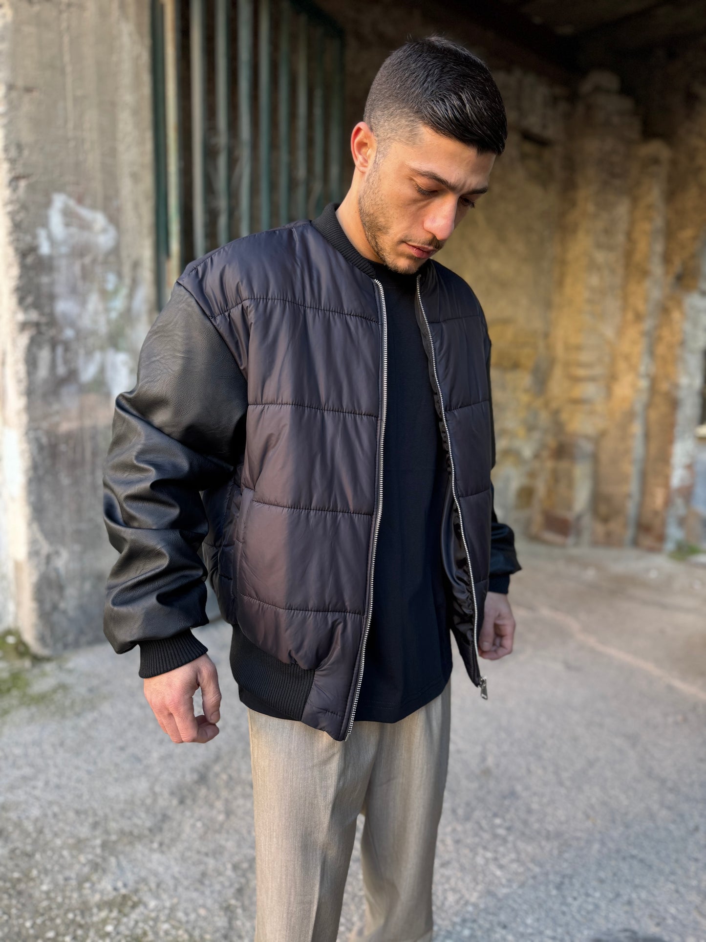 Giacca Giubbino Piumino & ecopelle