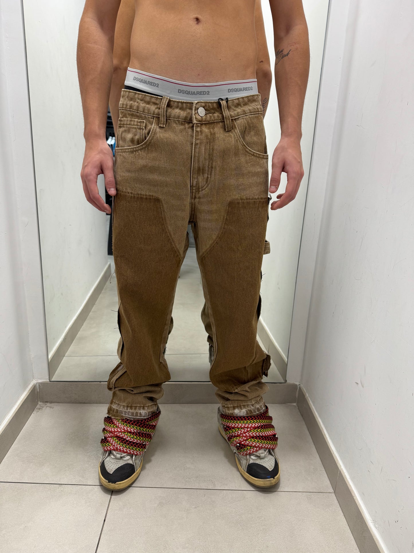 Jeans Built Marron