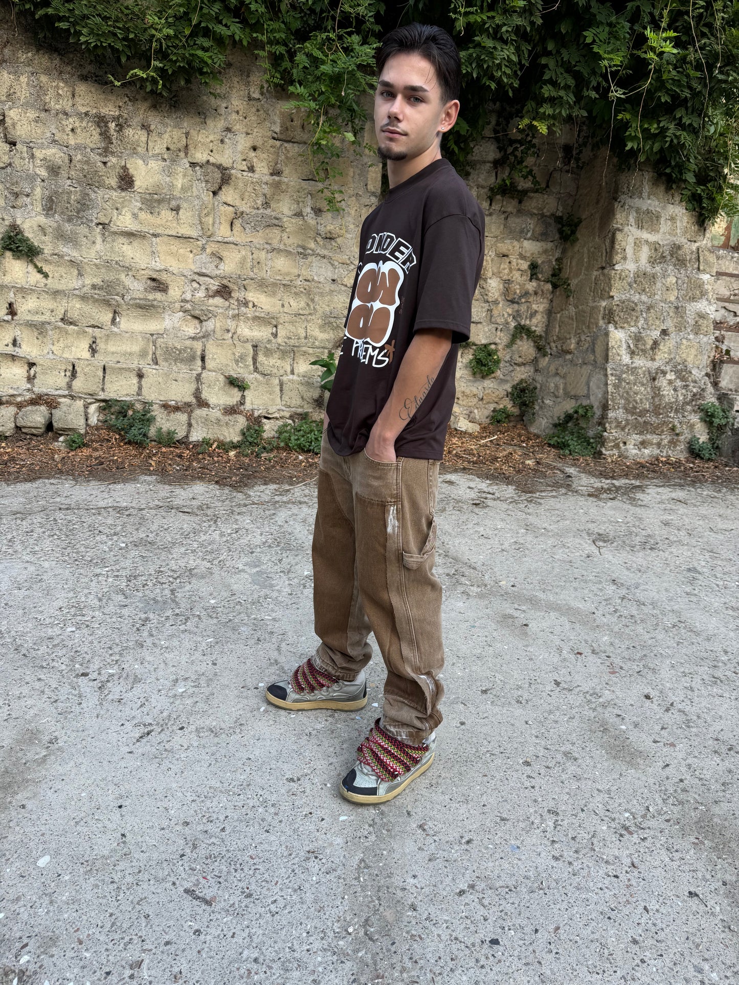 Jeans Built Marron