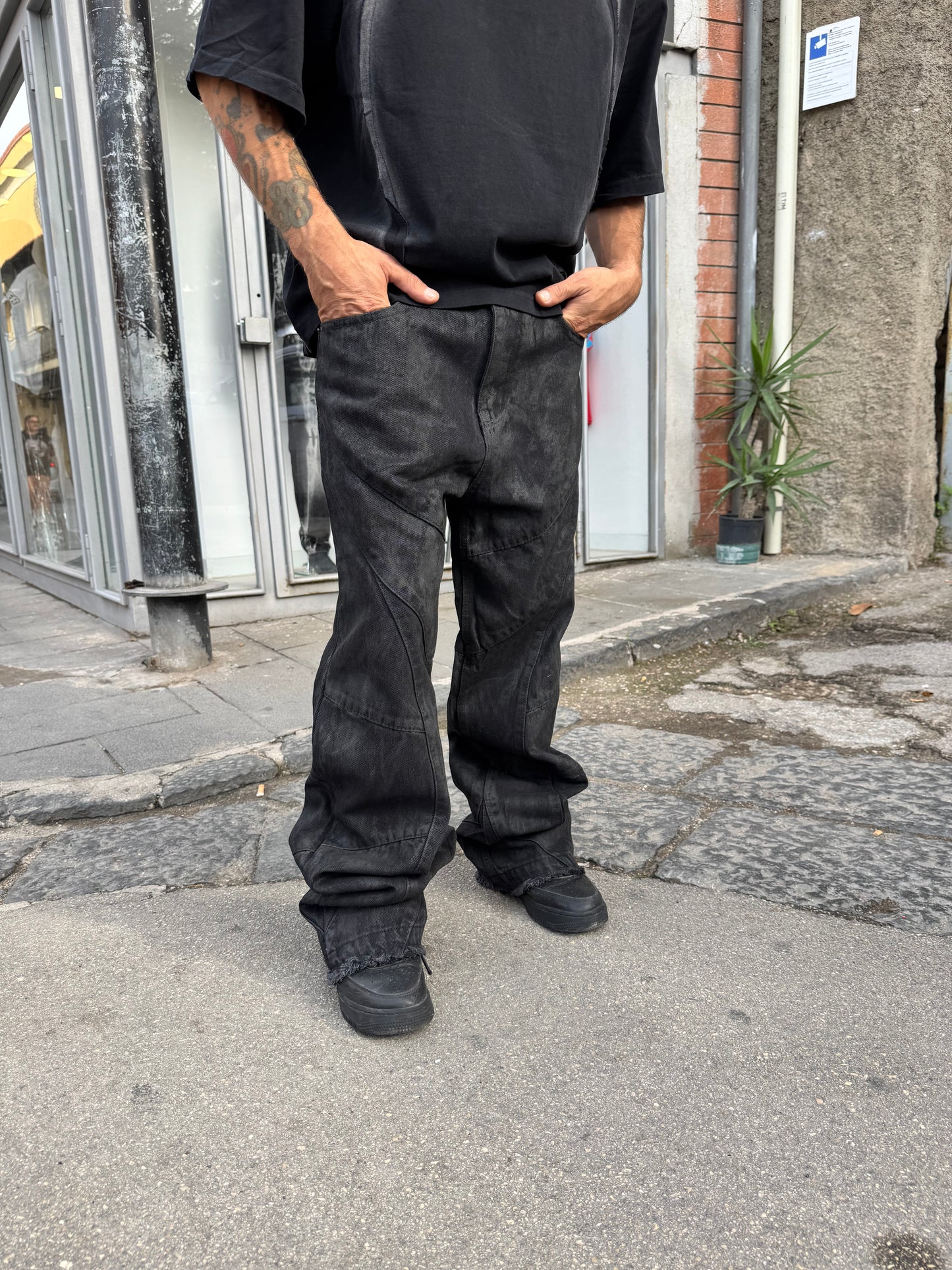 Jeans Flare Black