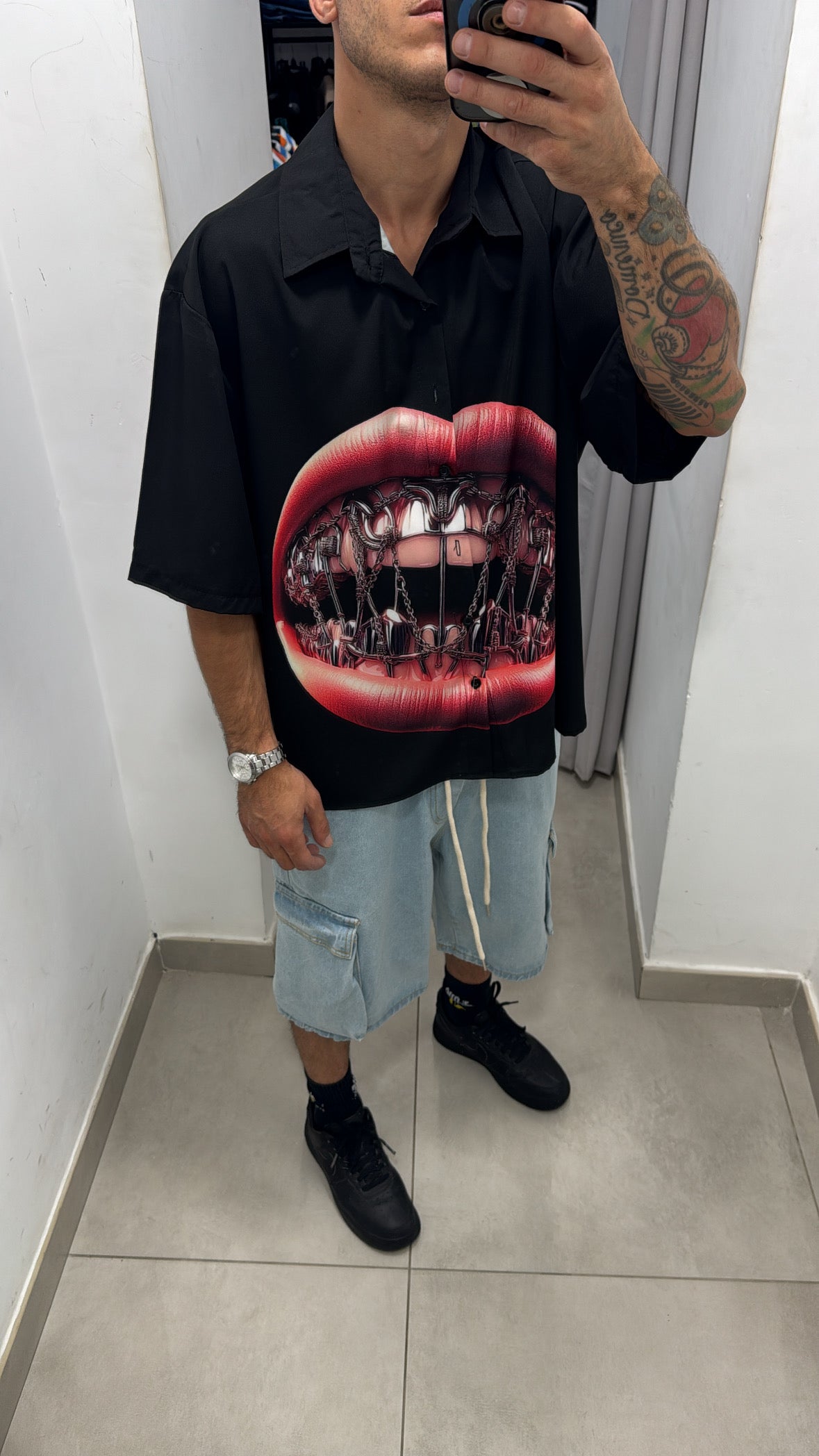 Camicia con stampa