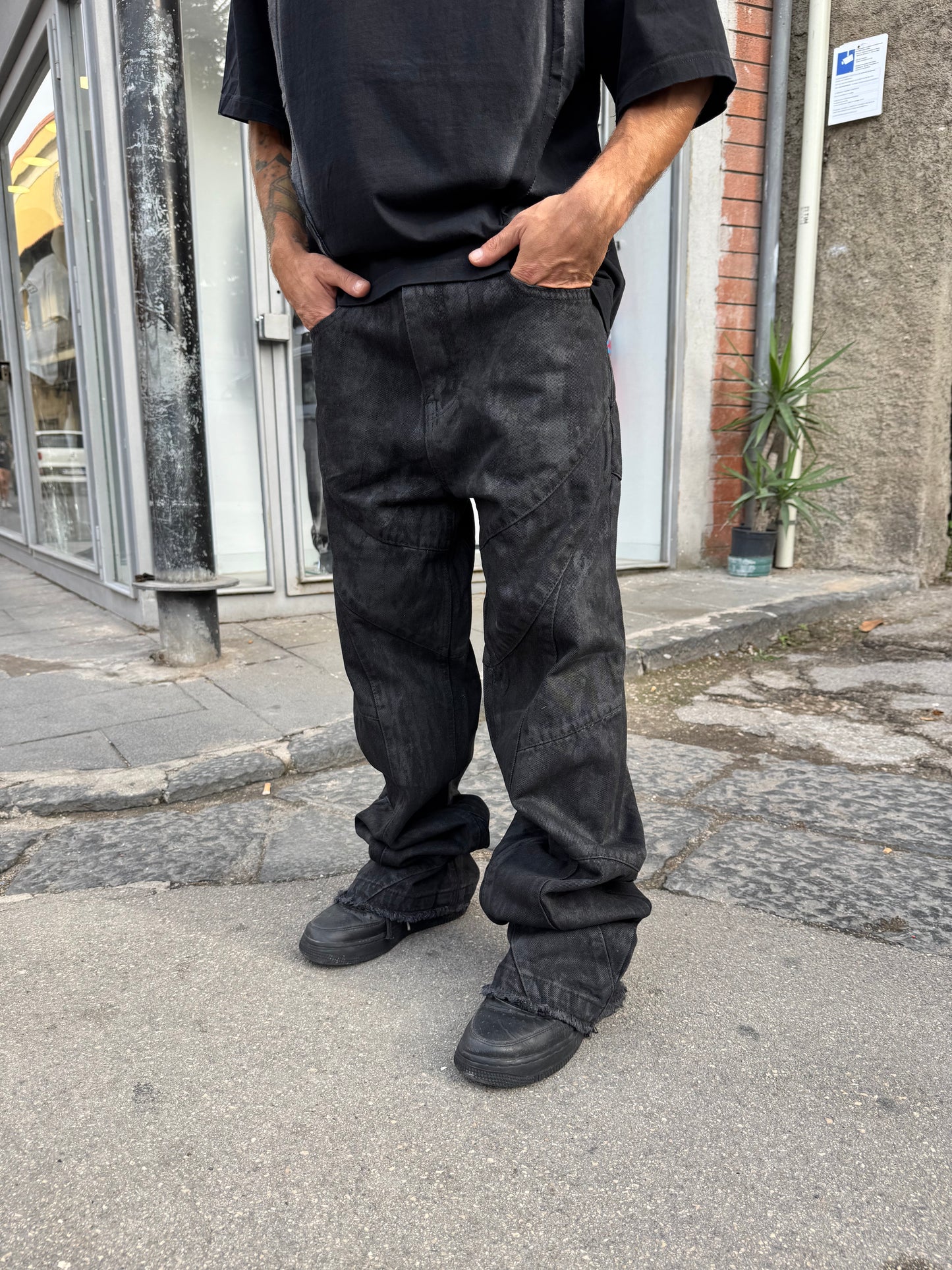Jeans Flare Black