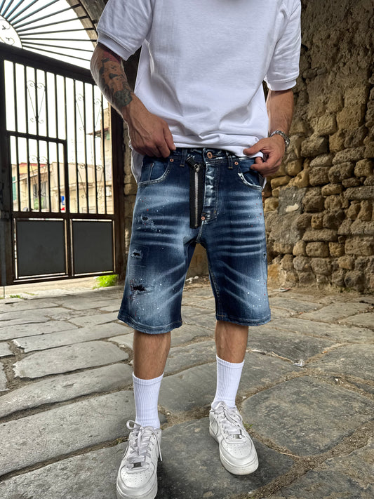 Short Blu Zip Mod Ds2