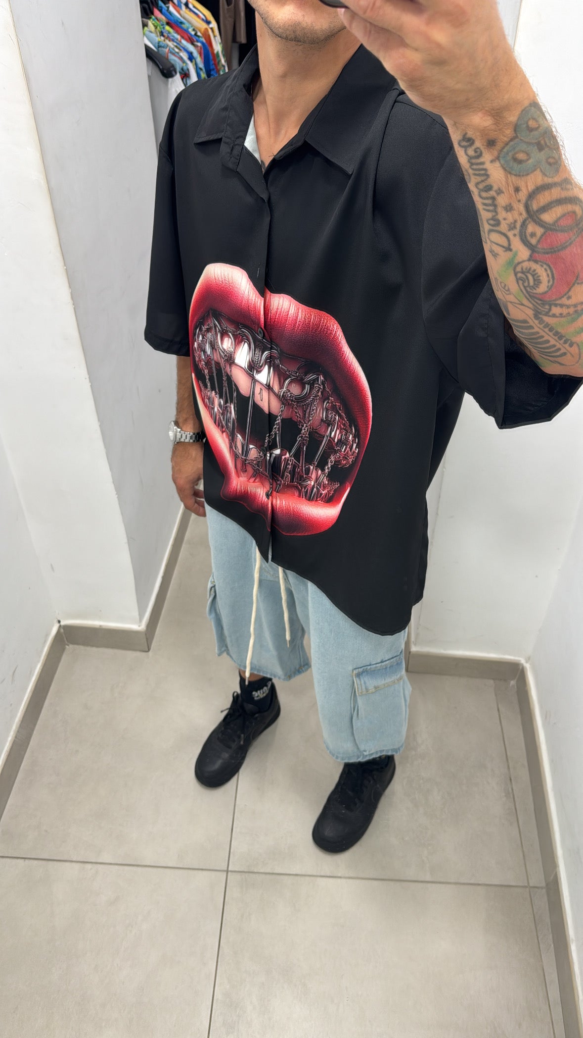 Camicia con stampa