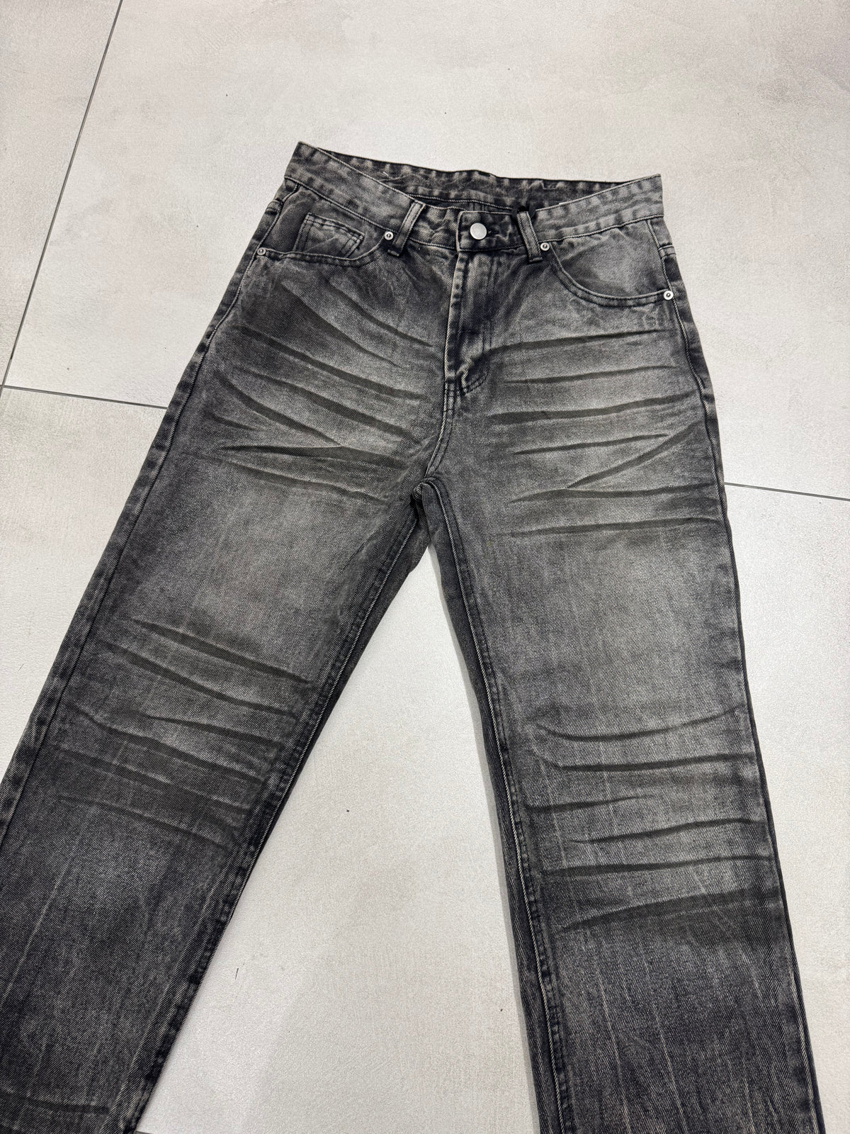 Jeans Grigio Sfumato