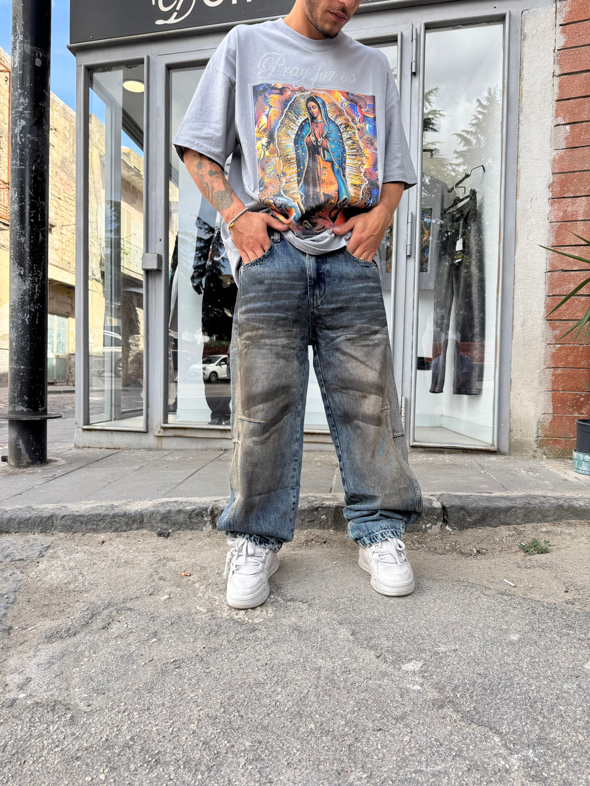 Jeans Ballon Sfumato