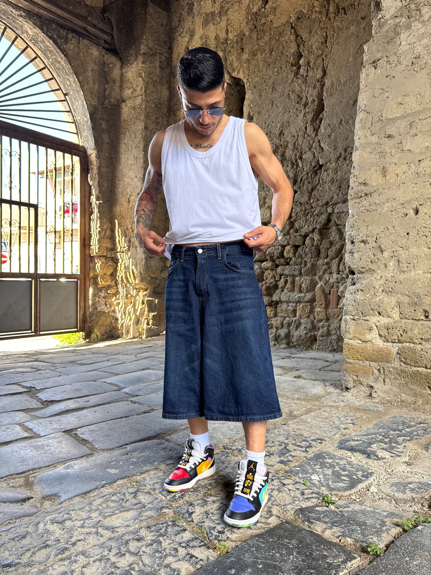 Shorts America  Blu Jeans