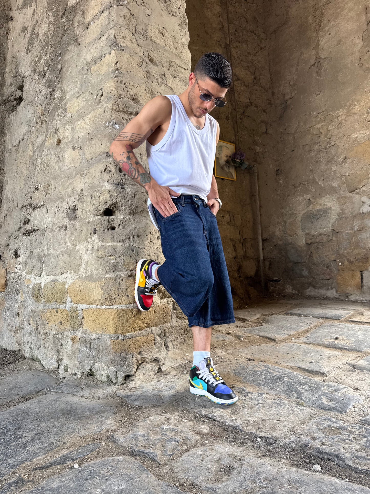 Shorts America  Blu Jeans