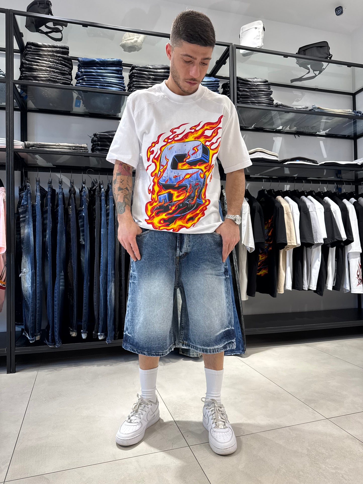 Short Jeans Blu