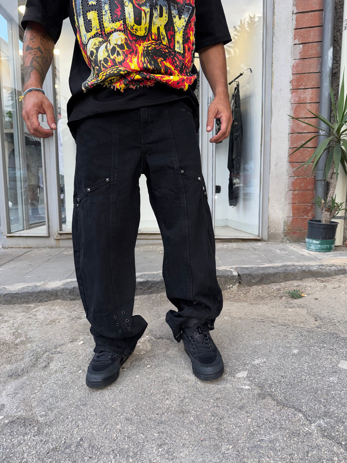 Jeans Ballon Black