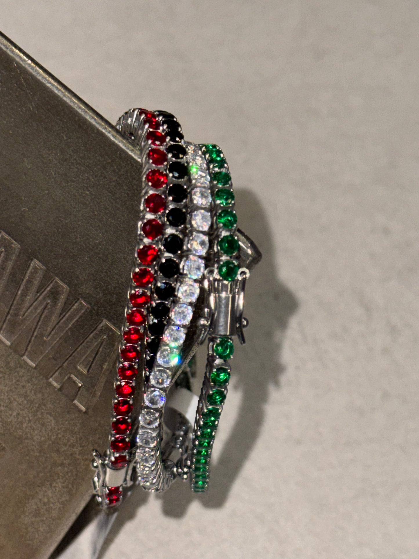 Bracciale Luminoso in Accaio  misura 17