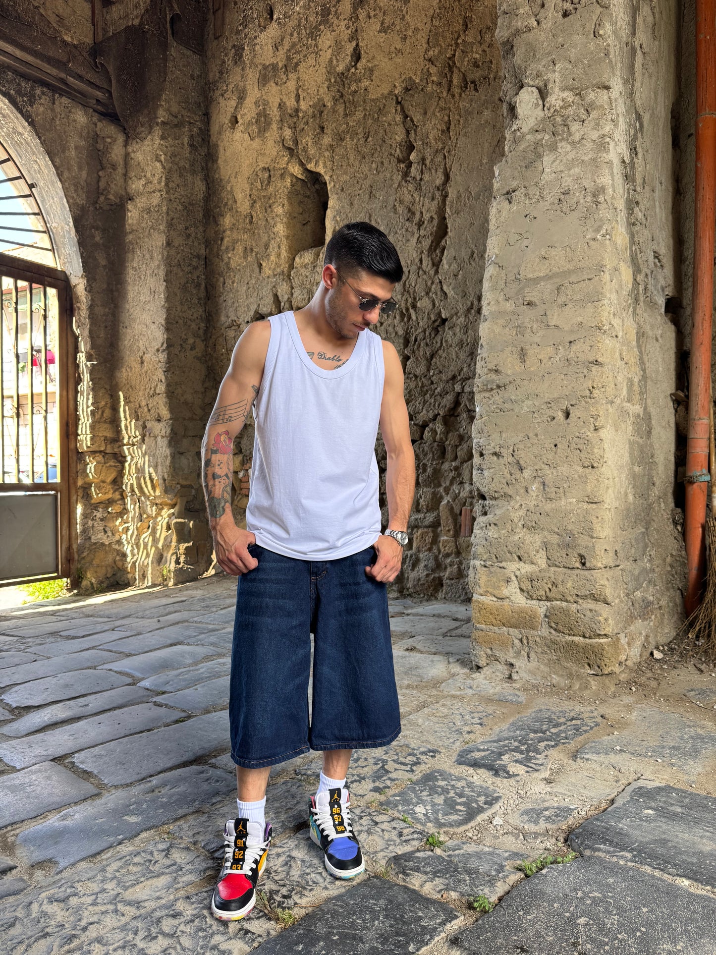 Shorts America  Blu Jeans