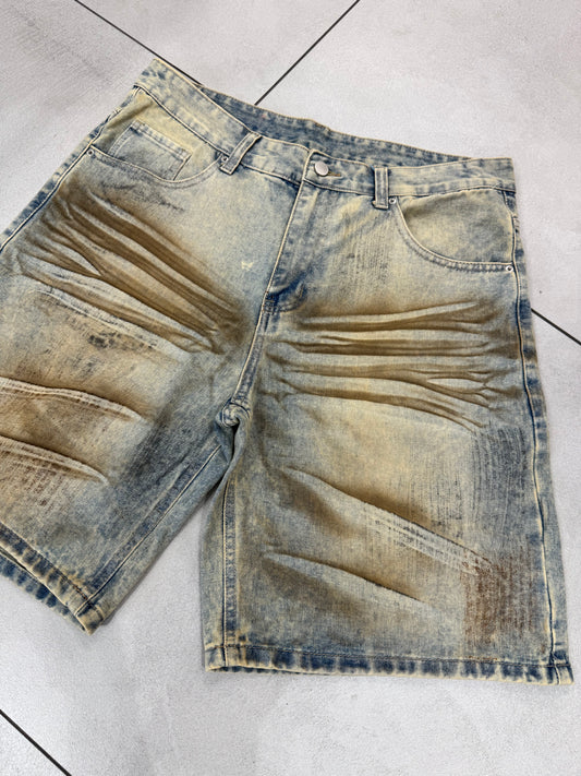 Bermuda Jeans Zip Sfumato