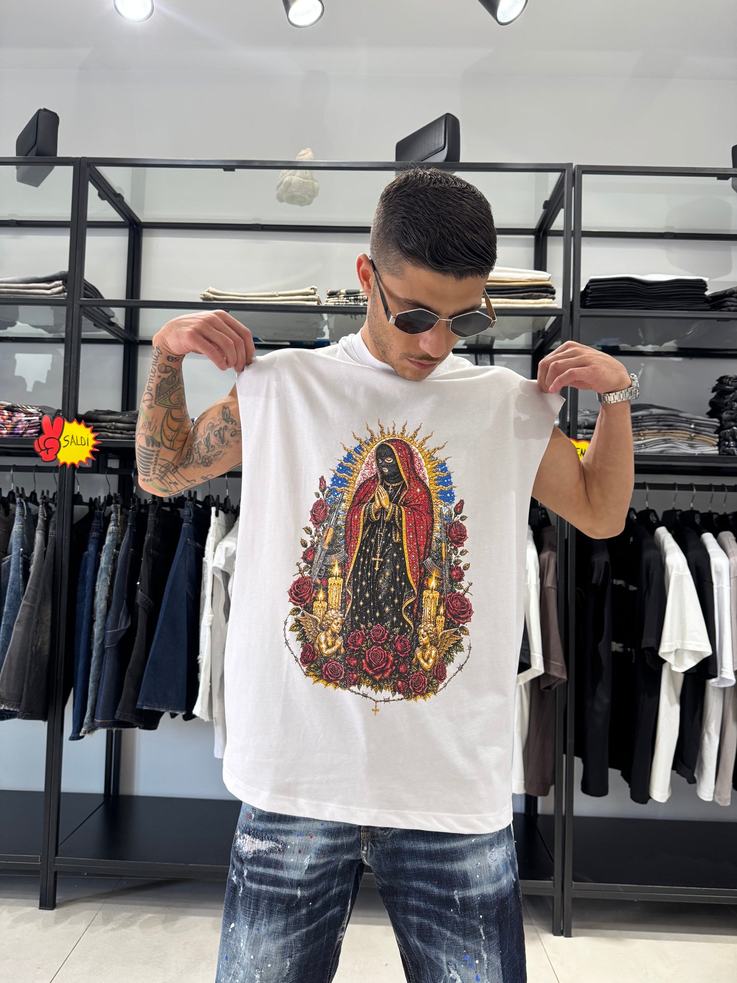 T-Shirt Taglio Vivo