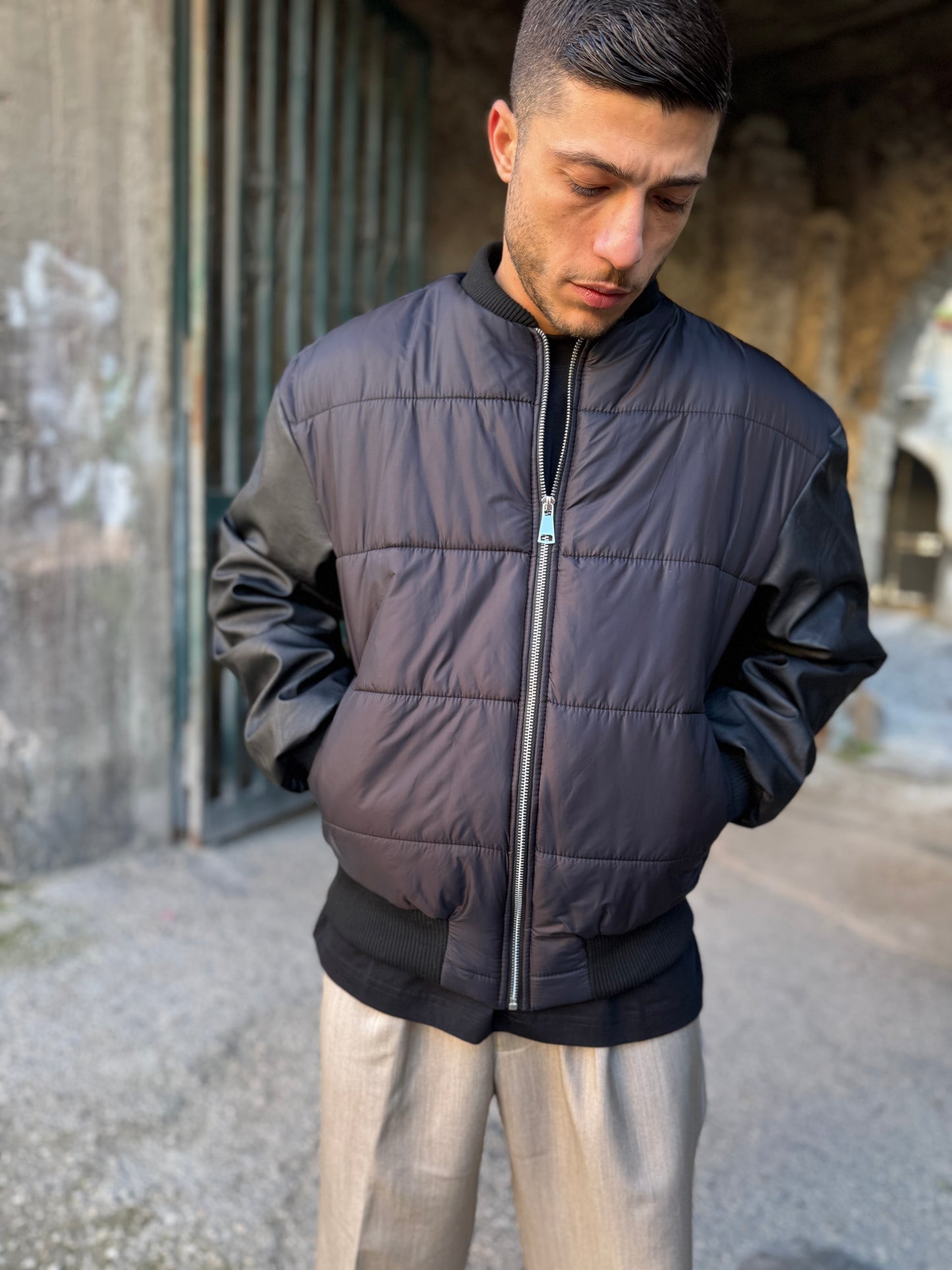 Giacca Giubbino Piumino & ecopelle