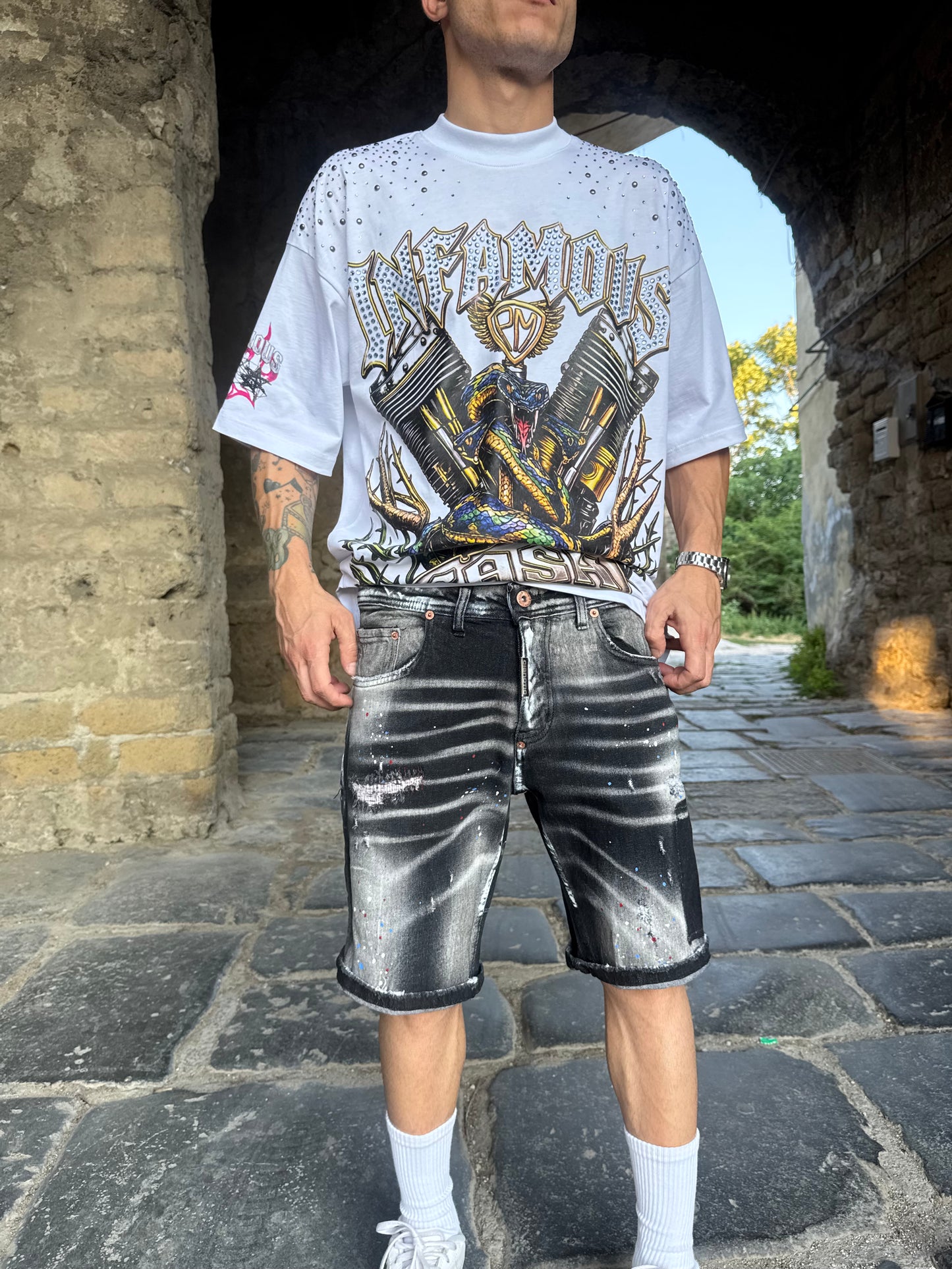 Shorts Scuro Sfumato