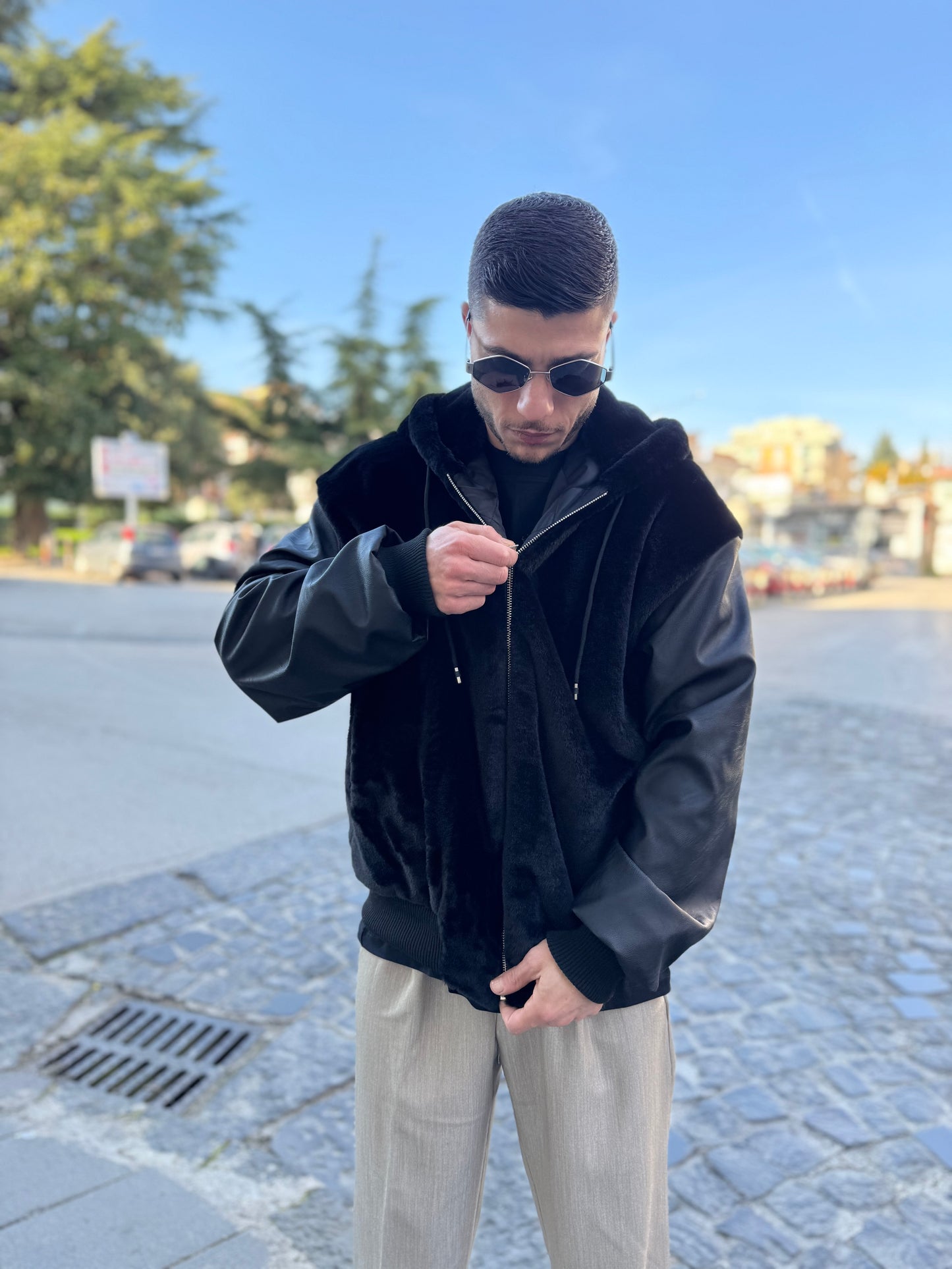 Giacca Giubbino Pelliccia & Ecopelle