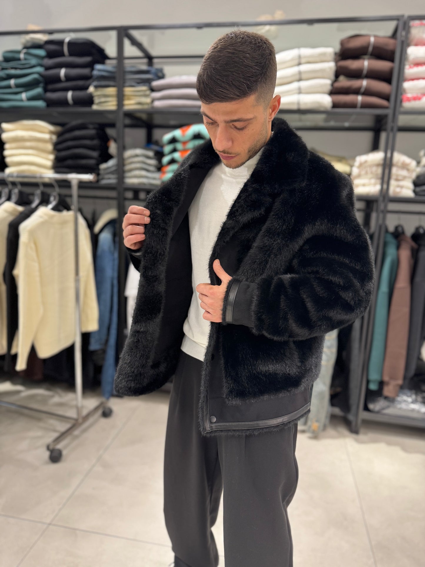 Giacca Pelliccia Reversibili