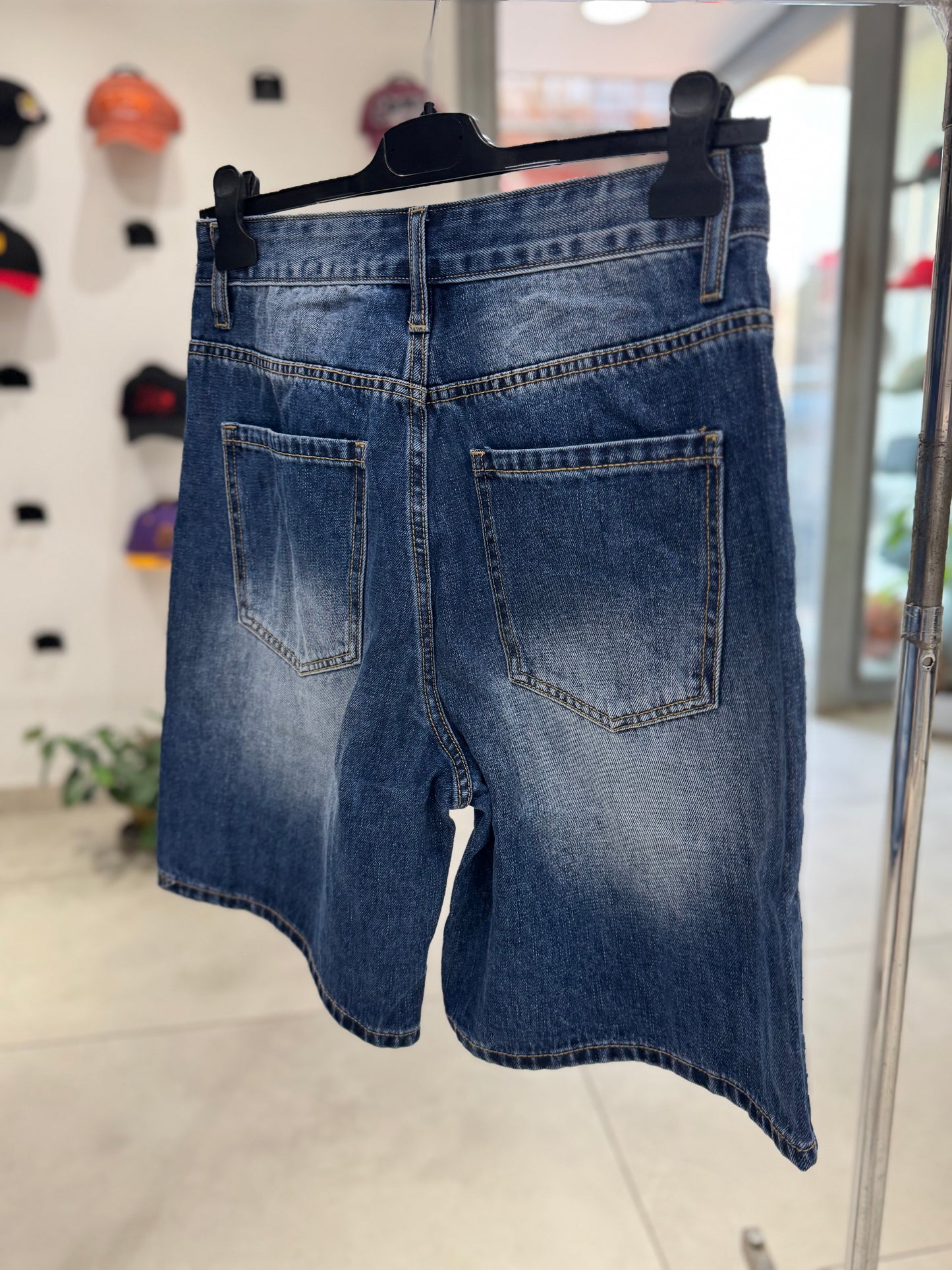 Short Jeans blu