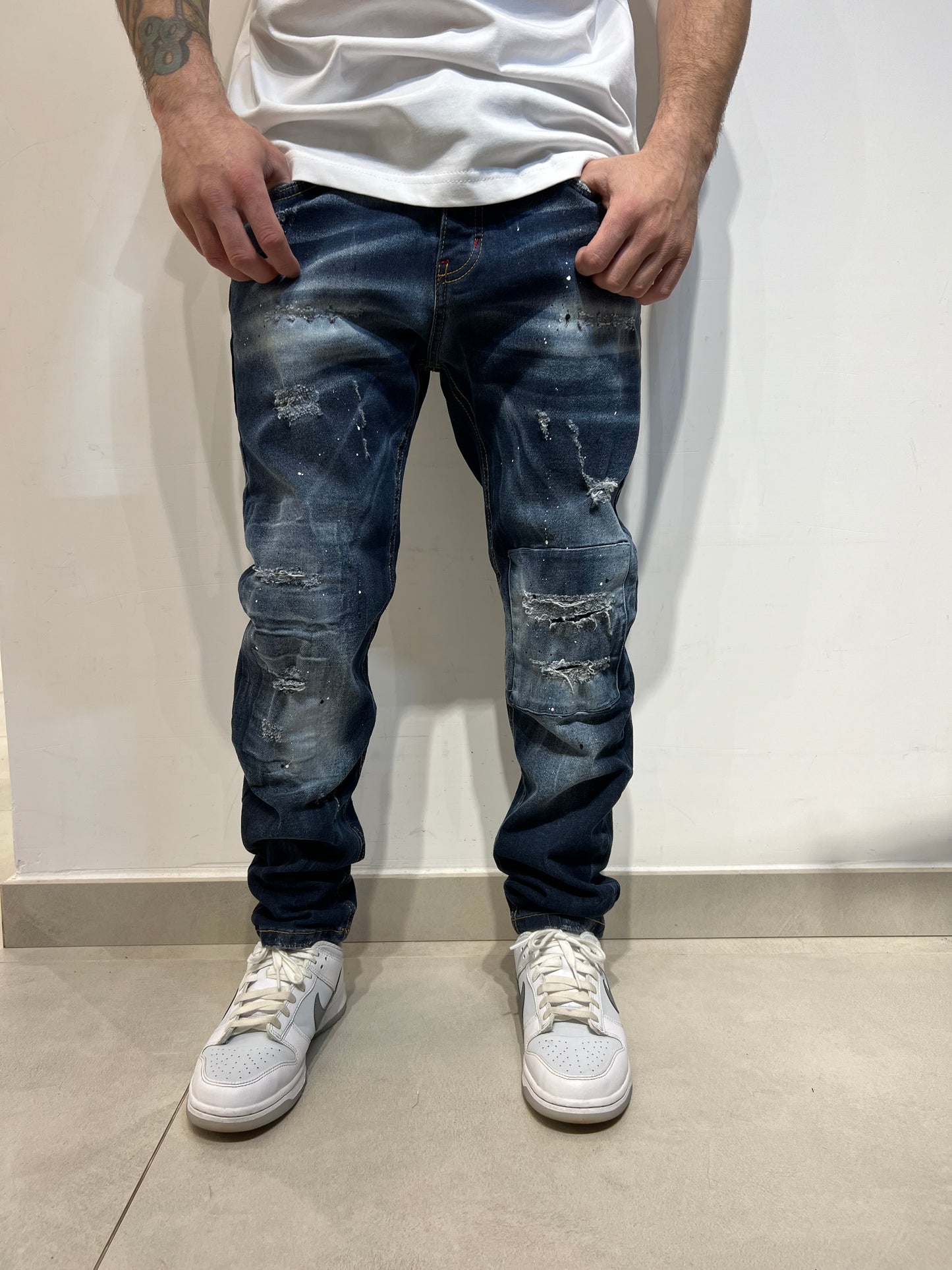 Jeans lavaggio scuro Cianotic