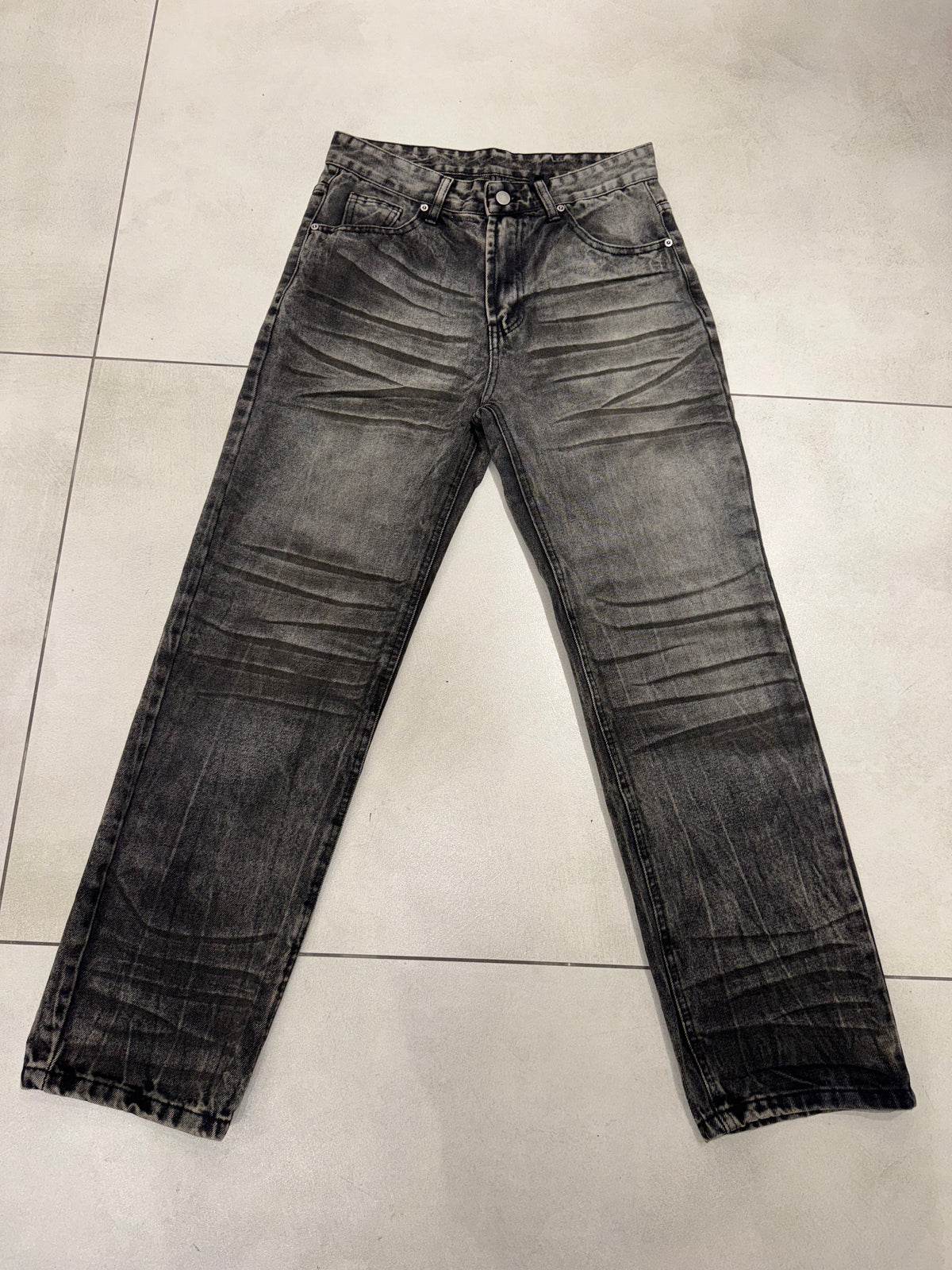 Jeans Grigio Sfumato
