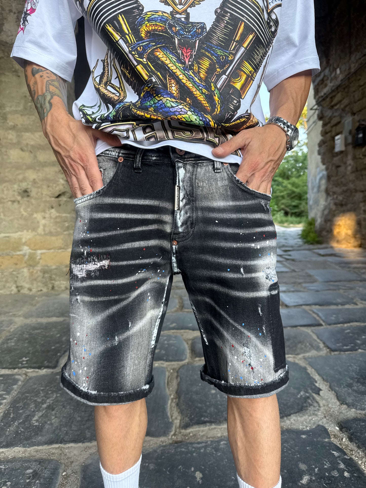Shorts Scuro Sfumato