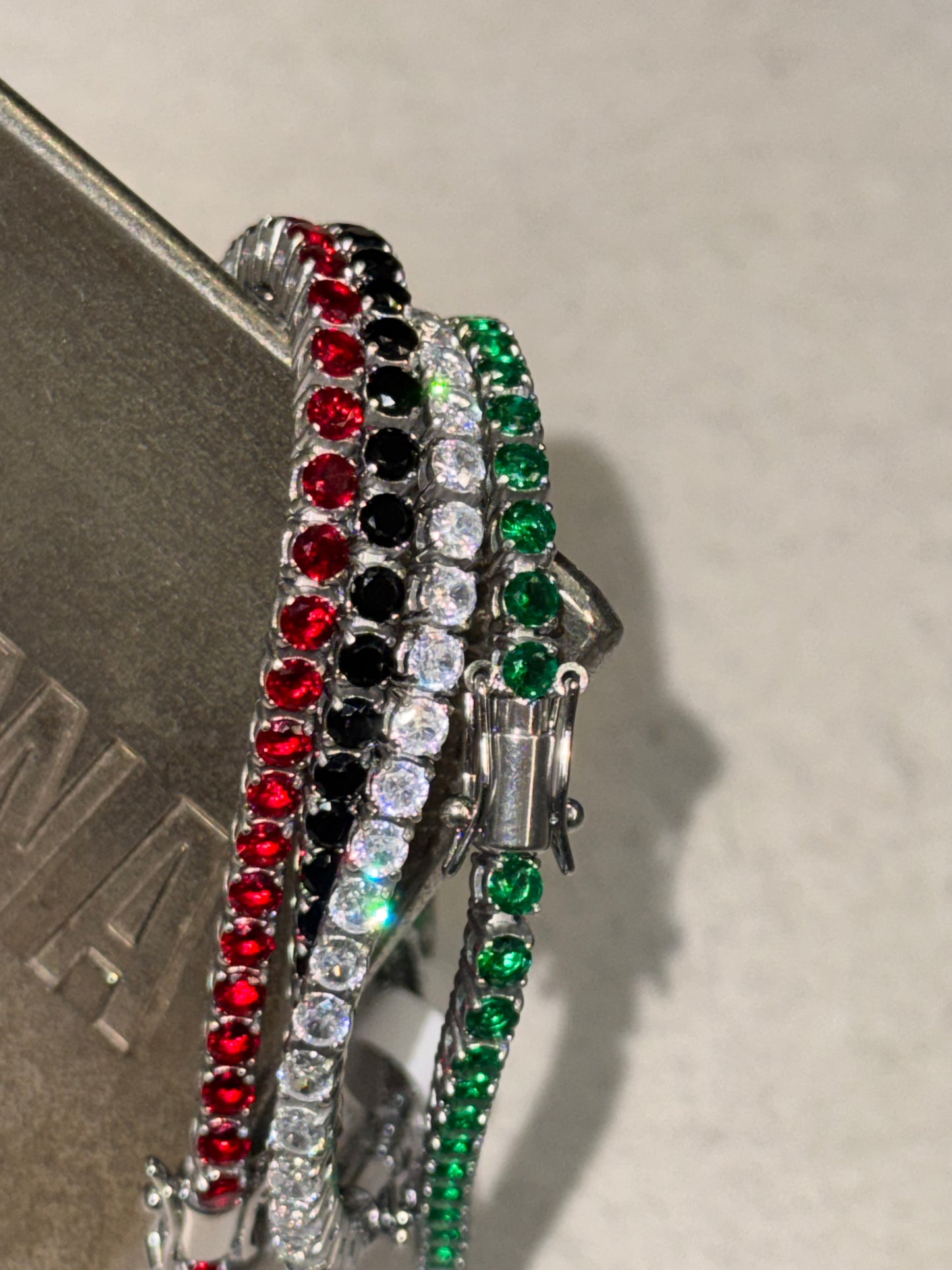 Bracciale Luminoso in Accaio  misura 17