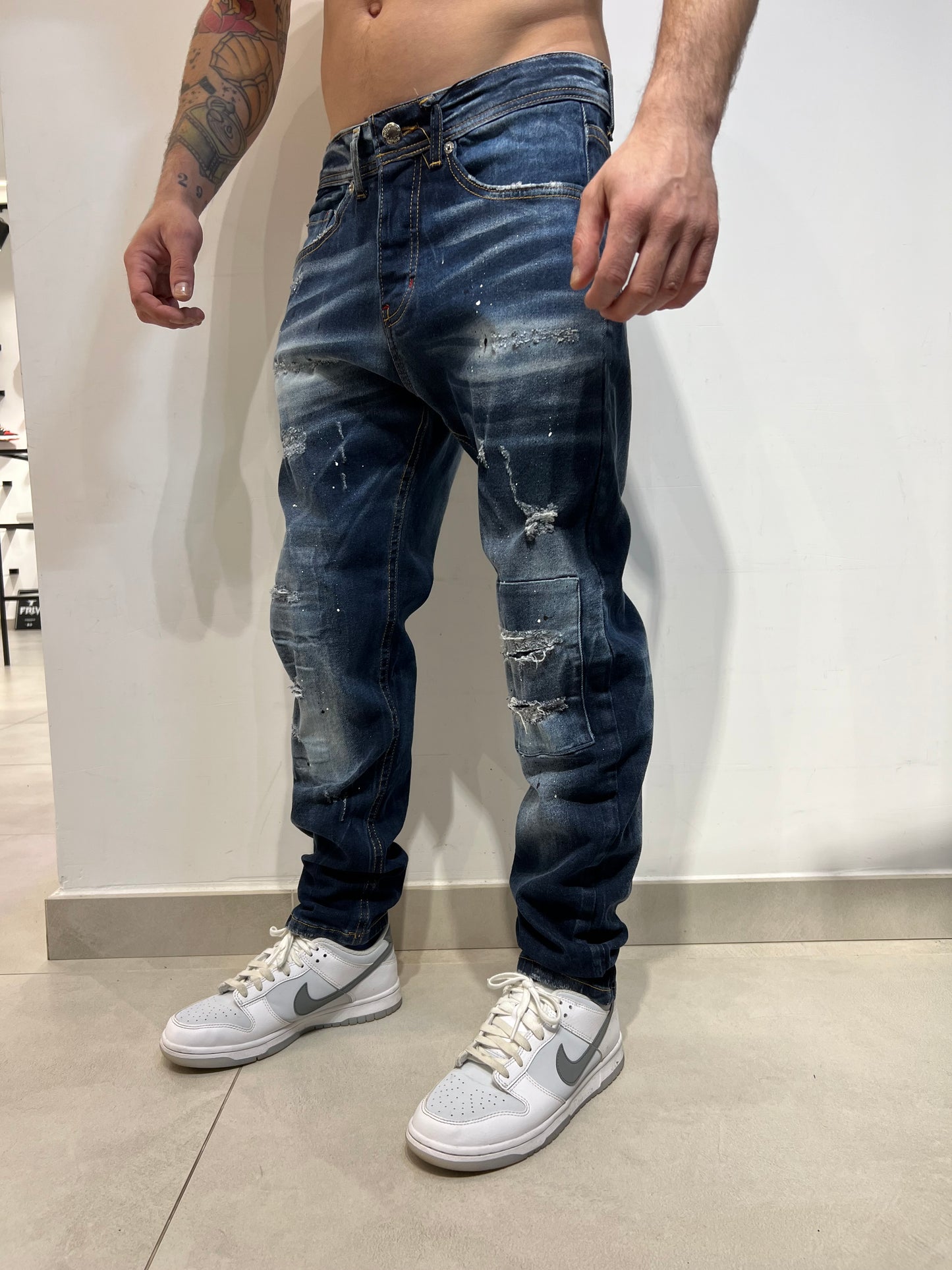 Jeans lavaggio scuro Cianotic