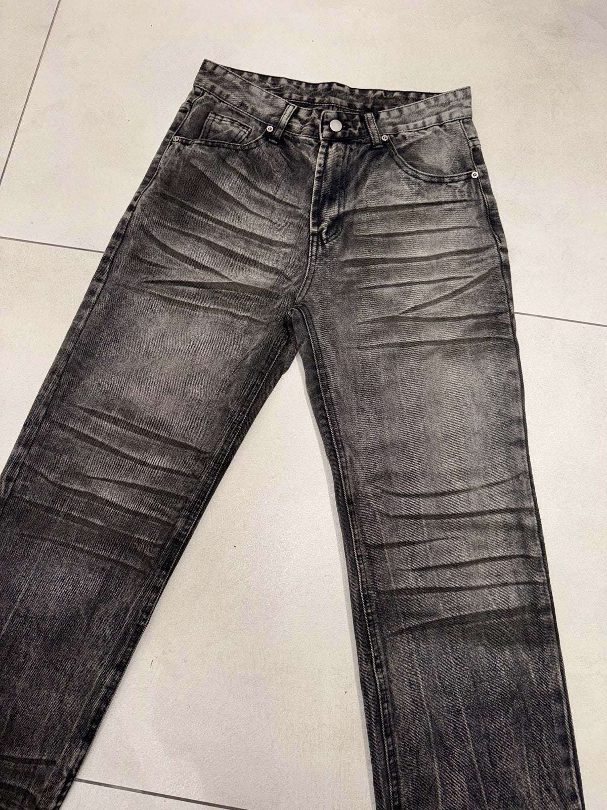 Jeans Grigio Sfumato