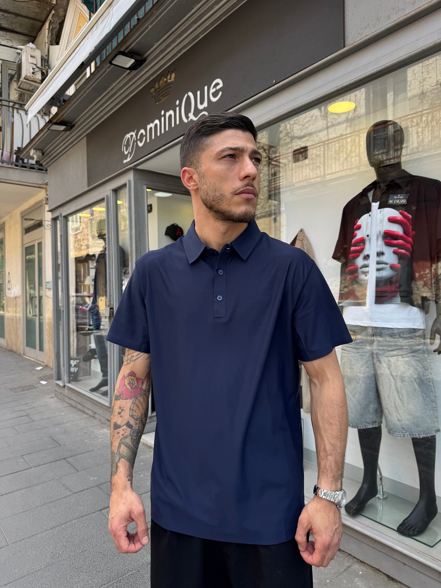 T-Shirt Polo no stiro