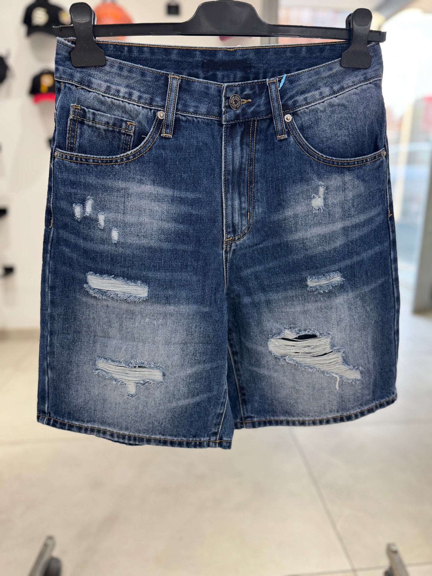 Short Jeans blu