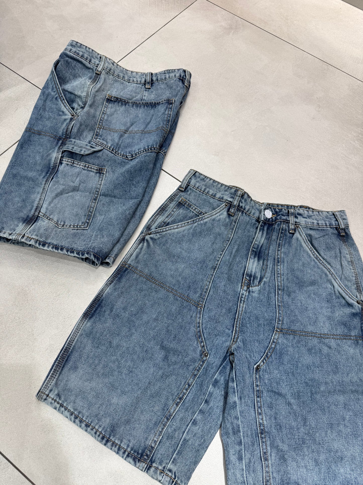 Shorts lavaggio Chiaro