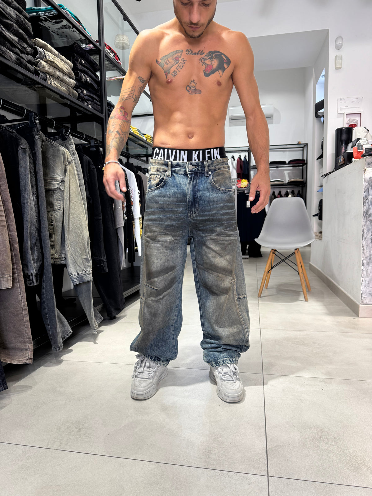 Jeans Ballon Sfumato