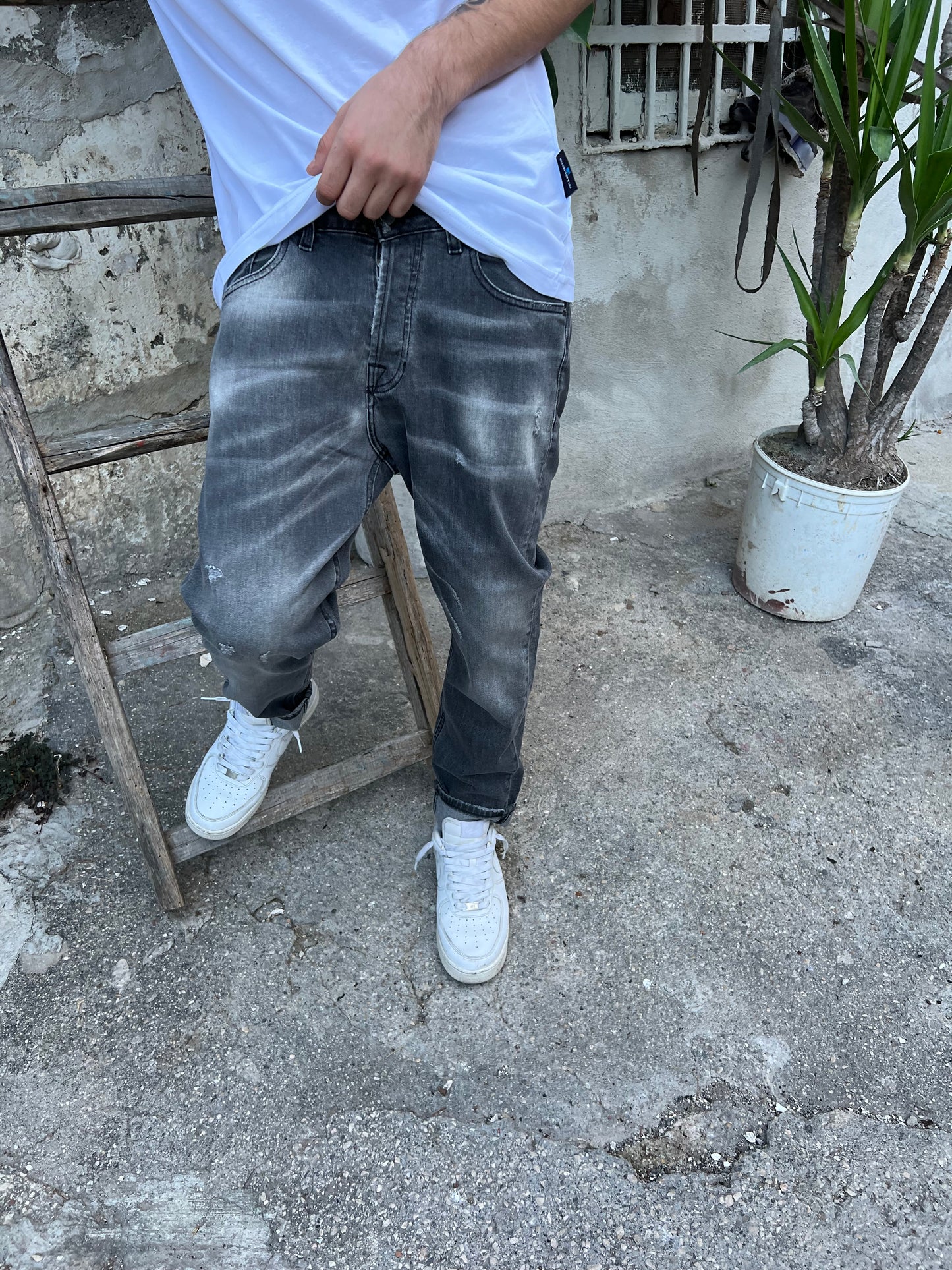 Jeans MFN Grigio