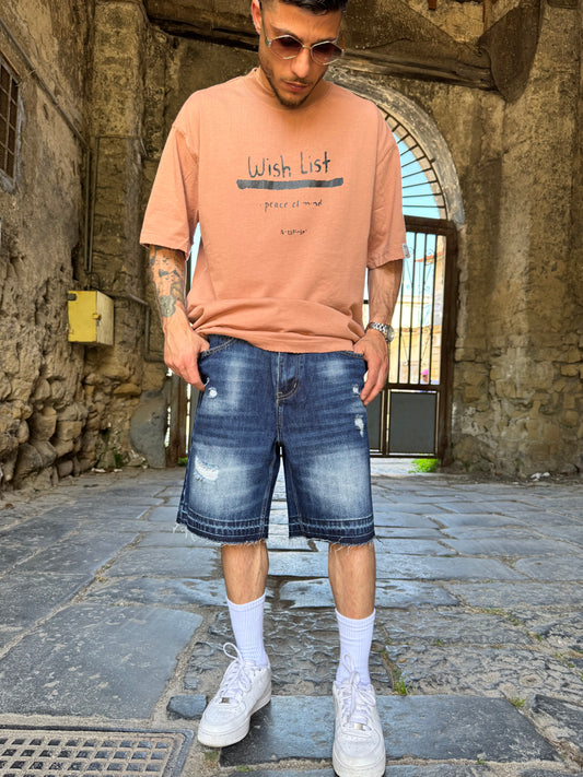Short Jeans blu