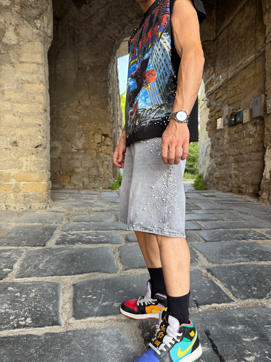 Shorts Grigio Perle