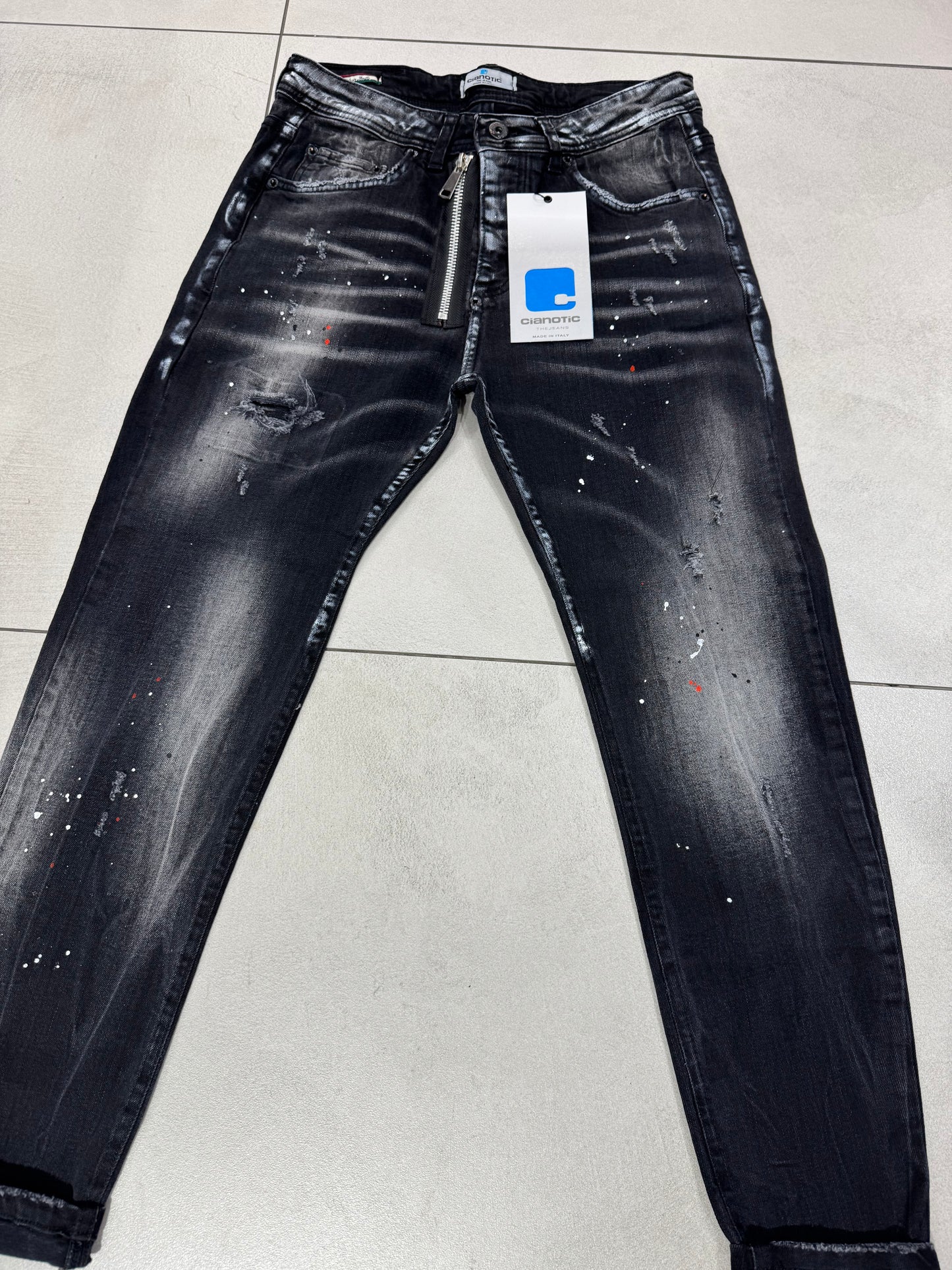 Jeans Zip Scuro Mod Dsquared