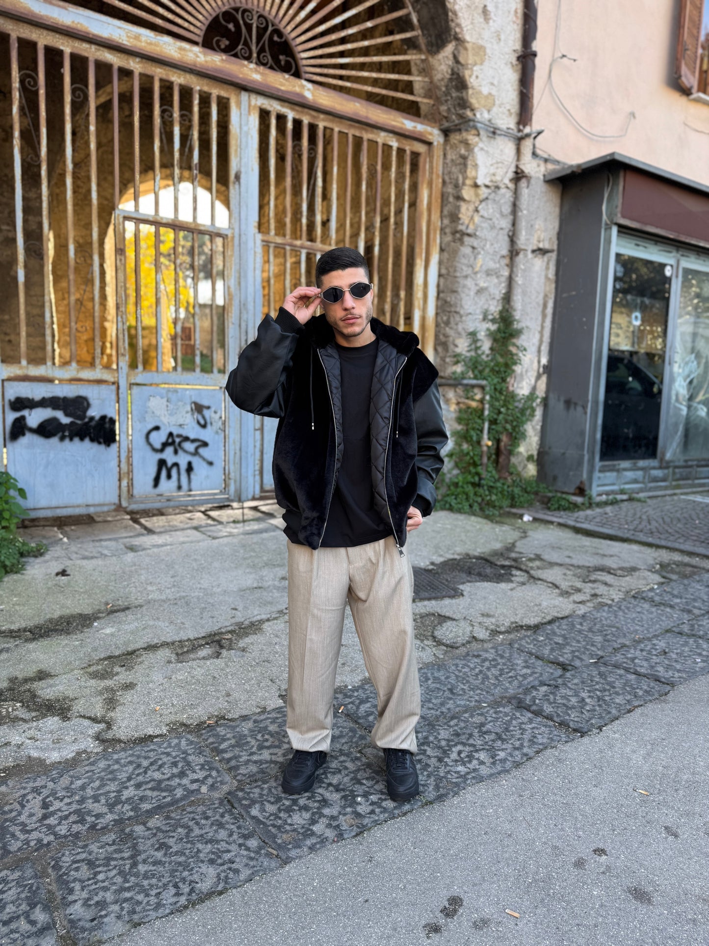 Giacca Giubbino Pelliccia & Ecopelle