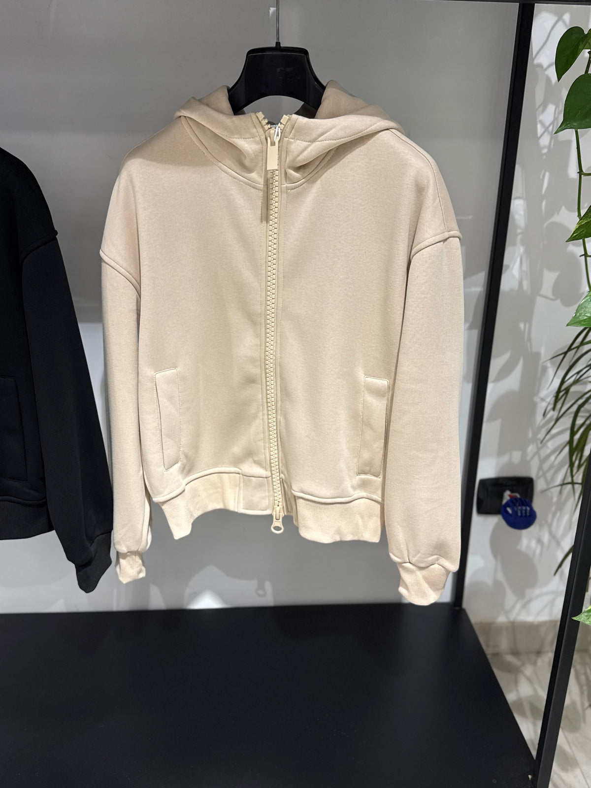 Felpa Basic Con Zip