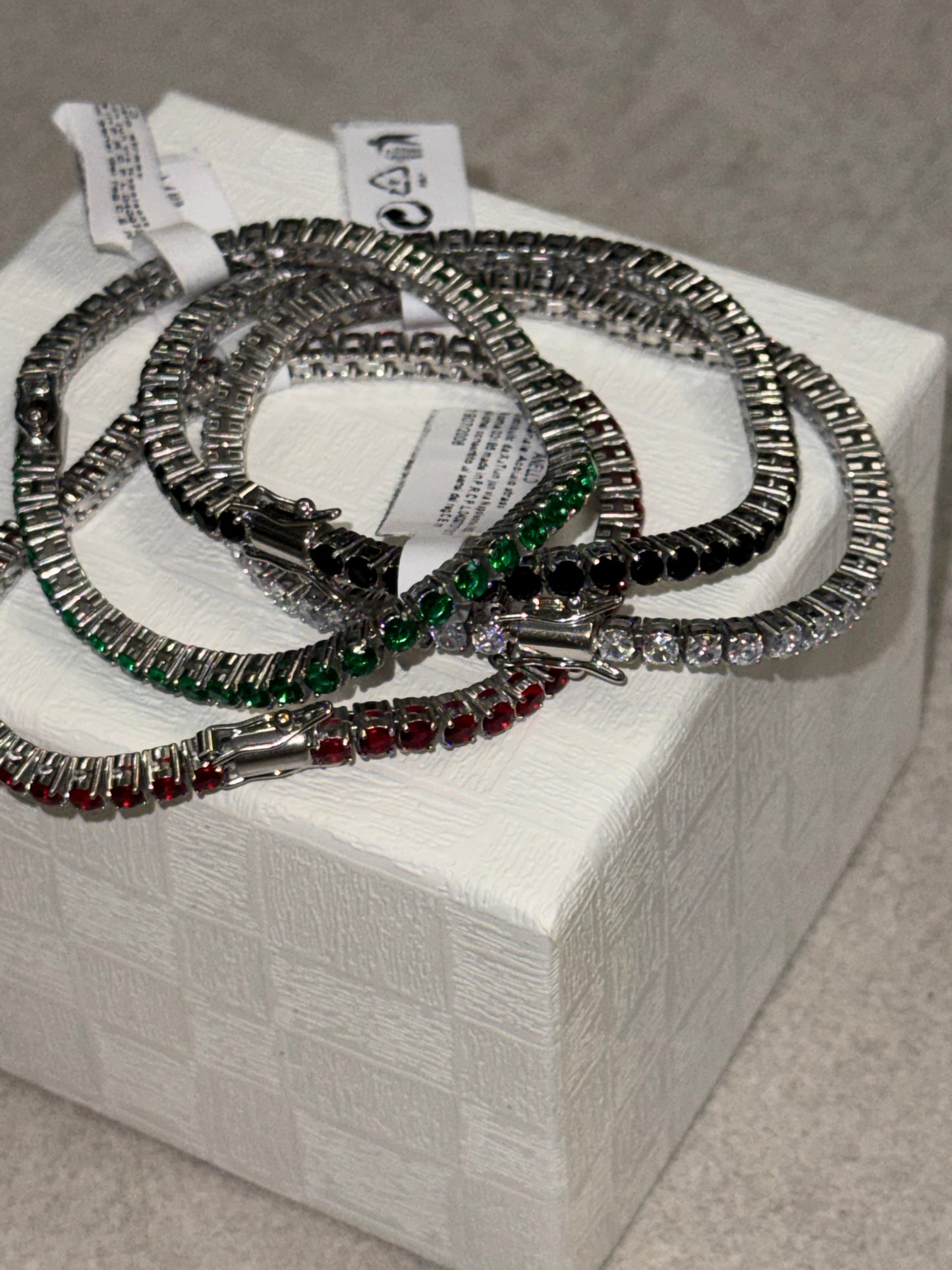 Bracciale Luminoso in Accaio  misura 17