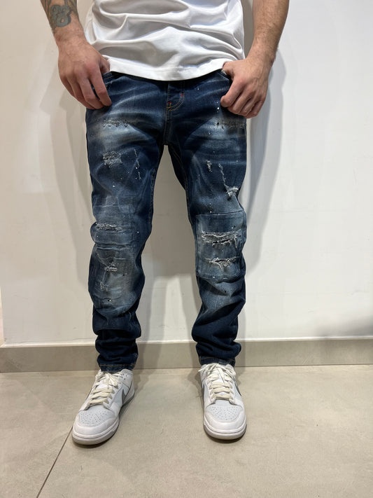 Jeans lavaggio scuro Cianotic