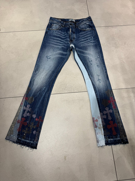 Jeans flare Croce light
