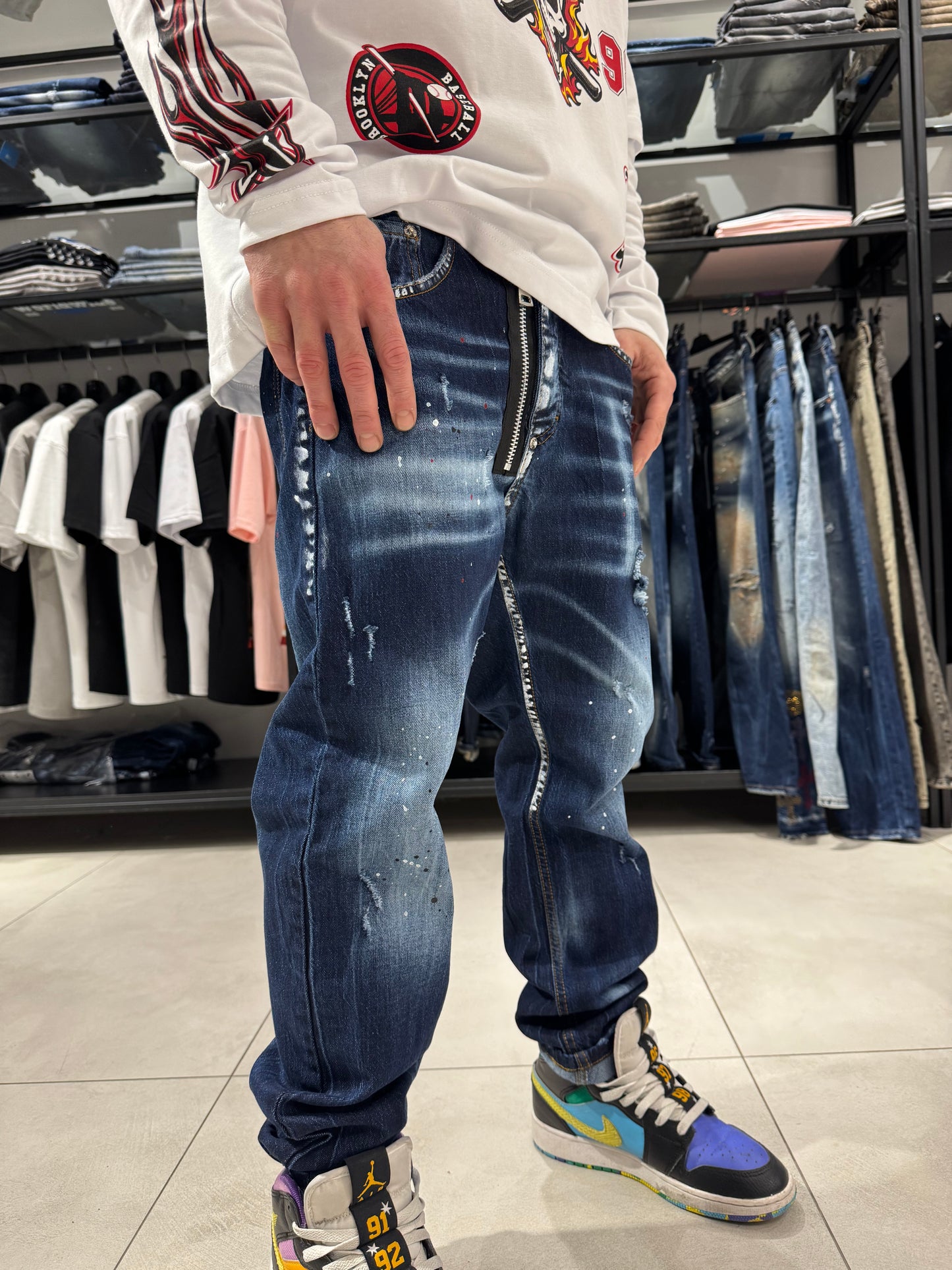 Jeans Mod Dsquared Zip