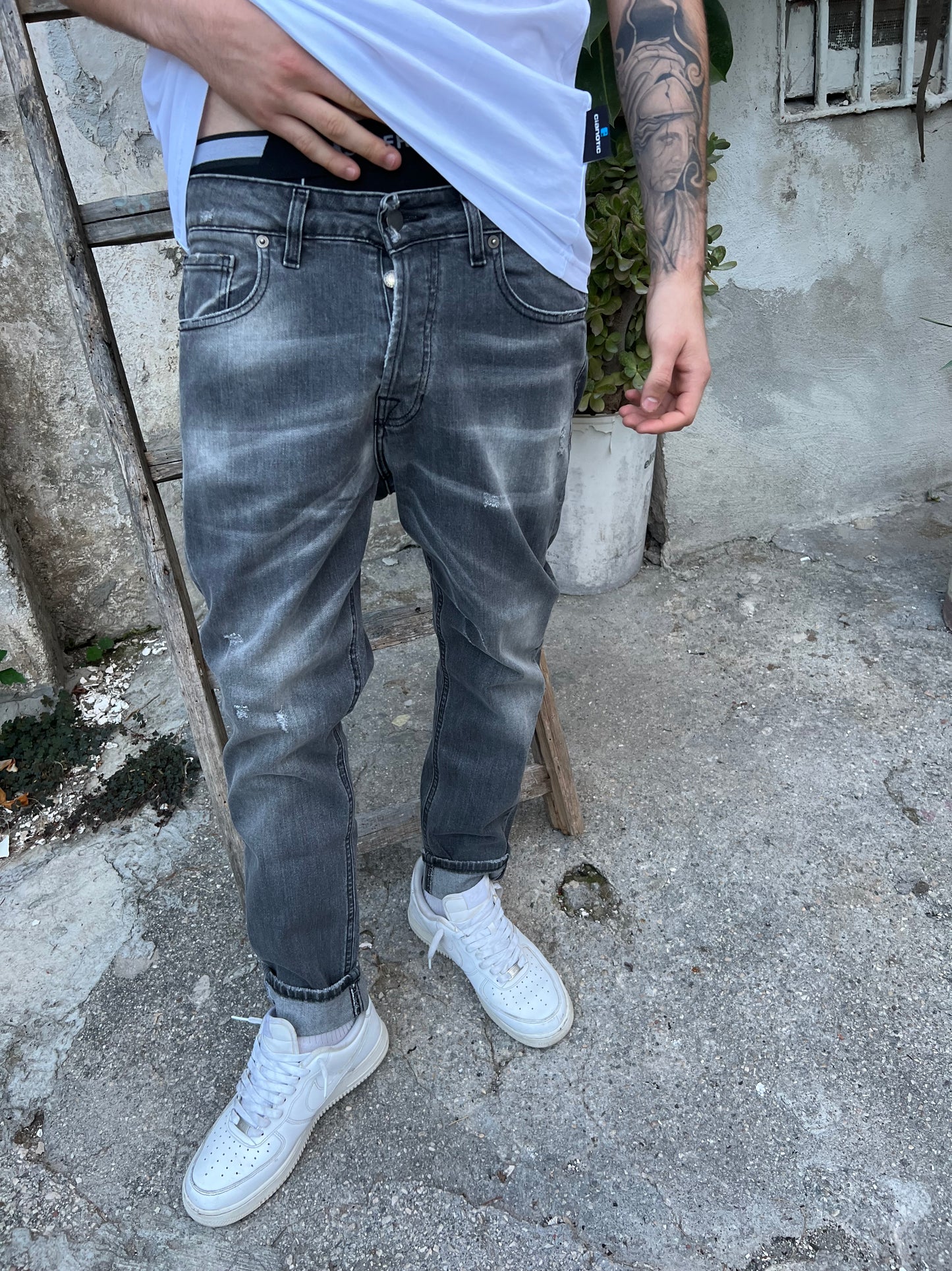 Jeans MFN Grigio