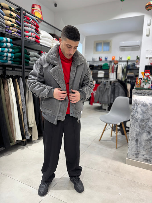 Giacca Pellicia Reversibile