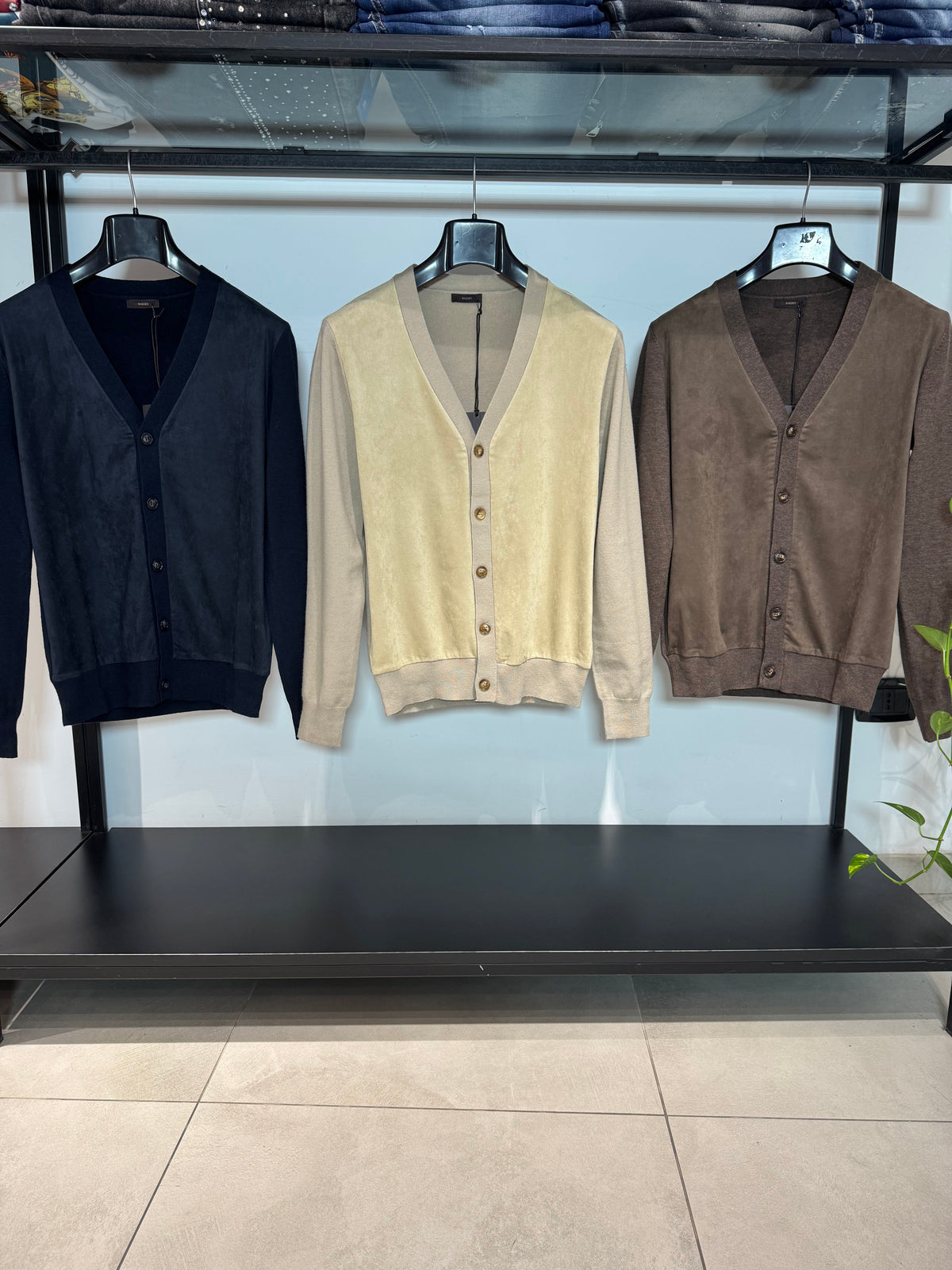 Cardigan Scamosciato V